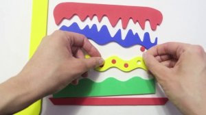 Мягкий пазл "Торт", Детское издательство "Улыбка"