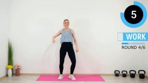 🔥30 Min TABATA DANCE CARDIO🔥FAT BURNING CARDIO AEROBICS🔥KNEE FRIENDLY🔥NO JUMPING🔥FULL BODY BURN