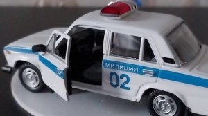 МИЛИЦЕЙСКАЯ ШЕСТЕРКА | ОБЗОР МОДЕЛИ 1:43 ВАЗ 2106 МИЛИЦИЯ 02 | BAUER AUTOBAHN