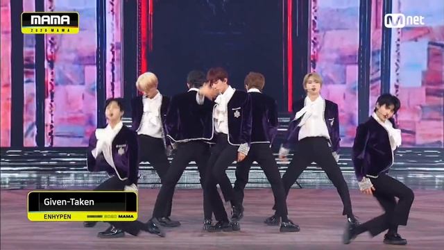 [2020 MAMA] ENHYPEN_Into the I-LAND(Piano Ver.) + Walk the Line + Given-Taken | Mnet 201206 방송 смотреть онлайн