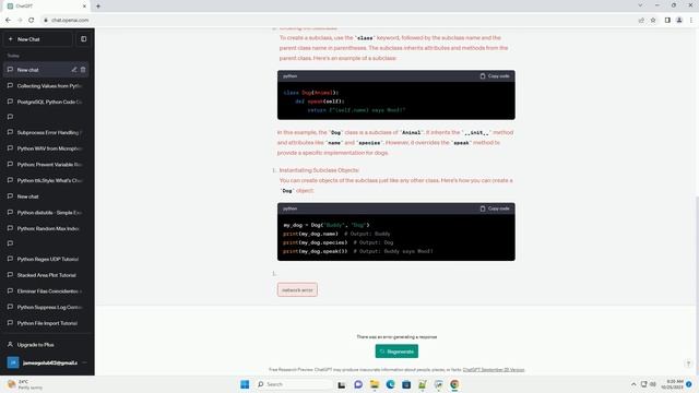 Cannot create functioning subclass in Python3