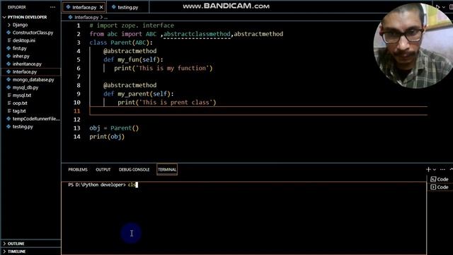 Python Abstract Method and  class Examples - Learn Python for beginners