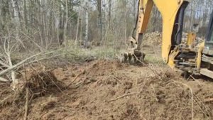 Для чего нужны грабли на экскаватор погрузчик