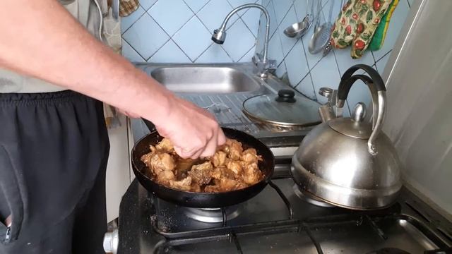 Окорочка на сковородке 6