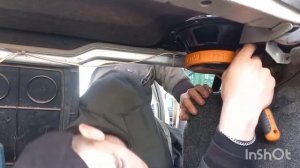 замена штатных динамиков в задней полке в ваз 2110 на DL Audio Raven 200