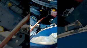 Подготовка к промывке печки в Opel Zafira с помощью автомойки.