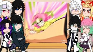 Past Hashira reacts to Mitsuri Kanroji || Kimetsu no Yaiba / Demon Slayer || Season 3 || #GCRV