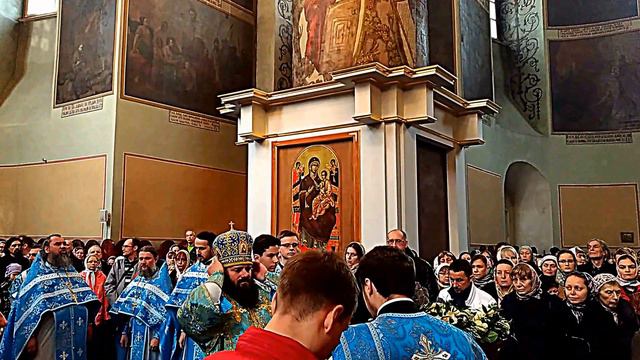 Благовещение Пресвятой Богородицы в Донском монастыре (07. 04 .2017) смотреть онлайн