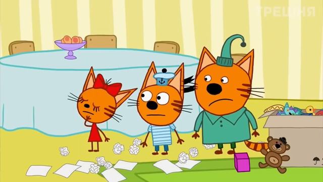Коржик карамелька и компот герои. Ляпы в мультиках три кота. Кот на сцене. Три кота библиотека. Герои мультика три кота компот.