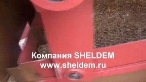 Шелушильная машина для зерна + циклон + зерноочистительная машина