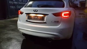 Спортивная выхлопная система на Infiniti FX50s