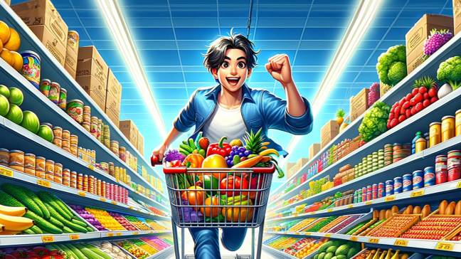 Открыла свой магазин! Нет клиентов?Supermarket Simulator