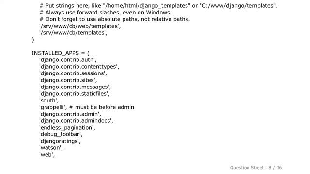 Django : Django: ImproperlyConfigured: The SECRET_KEY setting must not be empty смотреть онлайн