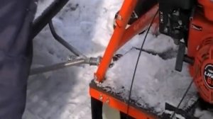 Тест мини-снегохода Рыбак-2МР и мотобуксировщика Йети