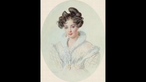 Акварельные портреты красавиц 19 века Петра Соколова