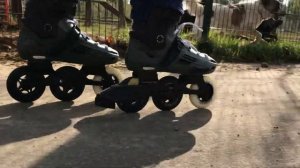 Штатный тормоз на роликах.