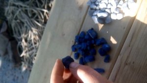 ЭКСПЕРИМЕНТ: ОКРАСКА ЩЕБНЯ С ПРИМЕНЕНИЕМ СИНЬКИ