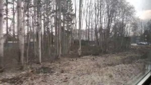 Из окна поезда. Санкт-Петербург-Финляндский - Невская Дубровка