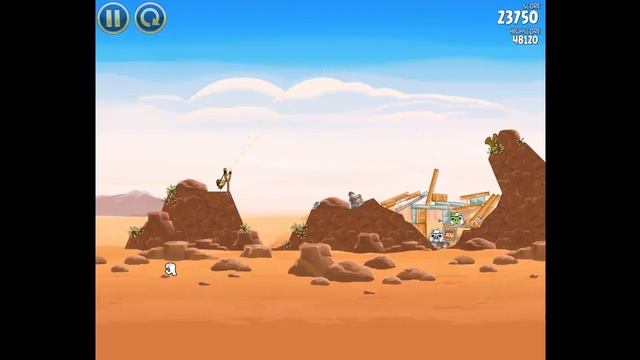 Прохождение игры angry birds star wars серия 2 ( часть 1 ) смотреть онлайн