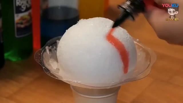 Korean street food, Hawaiian rainbow ice | Корейская уличная еда, Гавайский Радужный лед смотреть онлайн