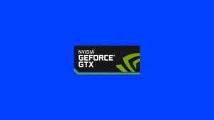 Nvidia Geforce GTX logo - Blue Screen Footage Free Download