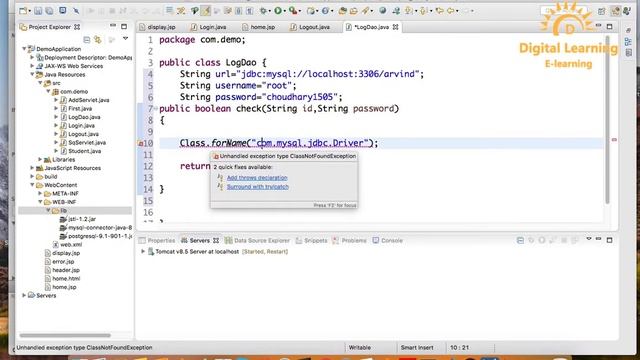 38 Servlet & JSP Login with Database | Online Training Download app from below link смотреть онлайн