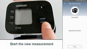 Connecting and using Omron RS3 Intelli IT (Bluetooth Blood Pressure Monitor) with MedM Health app