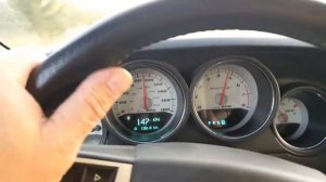 разгон Dodge Challenger SRT 8,  600 л/с , до 100 км/ ч, без разогрева резины под горку
