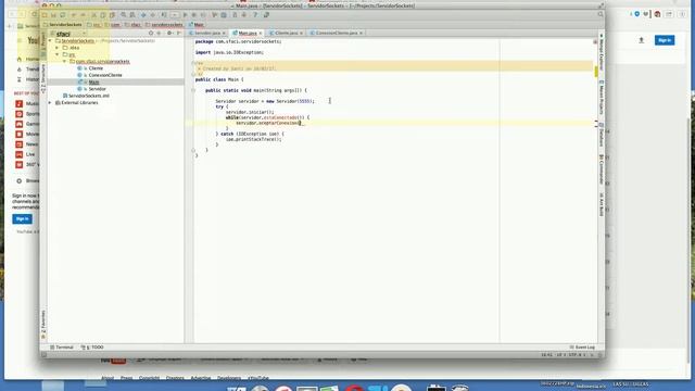 Java - Crear un servicio de mensajeria con Sockets (1/3) смотреть онлайн