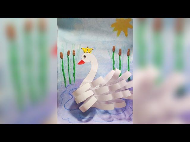 Enchanted Swan with Crown: Making a Paper Toy смотреть онлайн