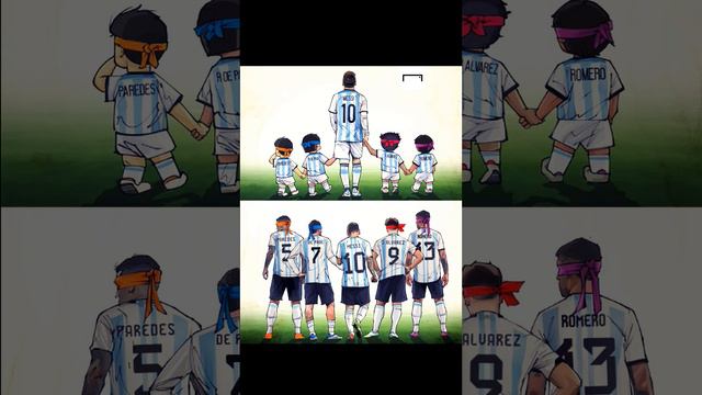 messi alvares de paul romero and paredes