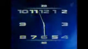 Часы Первого канала 2000-2011 утренняя версия