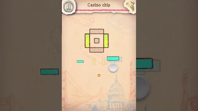 Doodle Fit 2 - USA - Casino Chip - Level 3 Solution