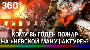 Землю «Невской мануфактуры» готовили под застройку. Кому выгоден пожар в Петербурге?