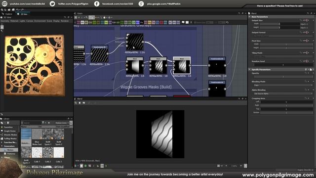 Making Clockwork Gears in Substance Designer 6 - Matt Parkin смотреть онлайн