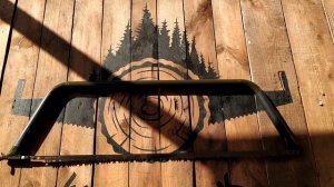 Пила лучковая по дереву / Homemade bow saw
