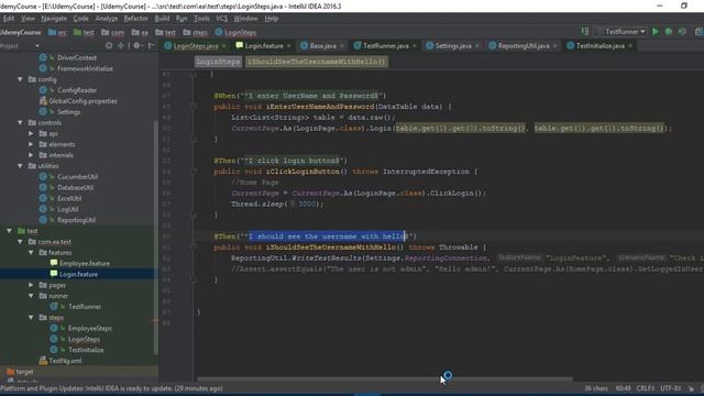 Reporting with Automation framework development in Java смотреть онлайн