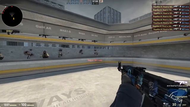 [CS:GO] HighSkillShow #2: INFERNO: Никогда не сдаваться (Раскидки гранат, фишки, трюки, разминка) смотреть онлайн