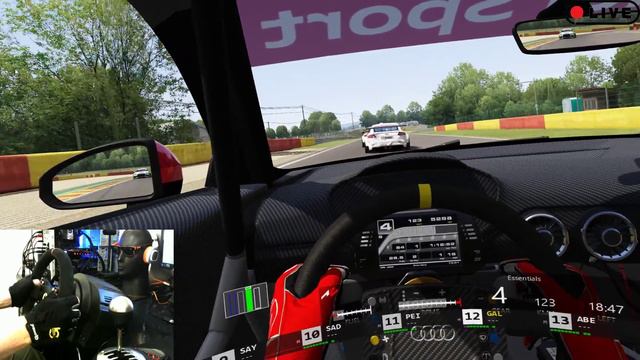 #25 SRS Assetto corsa, чемпионаты онлайн, AUDI TT cup смотреть онлайн