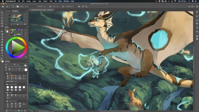 Life | SPEEDPAINT | Photoshop CC смотреть онлайн