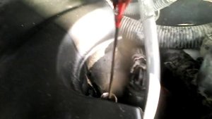 Дым из щупа