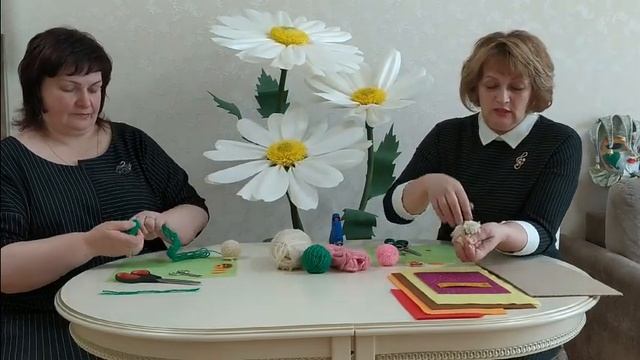 Мастер-класс"Игрушки из помпонов" смотреть онлайн