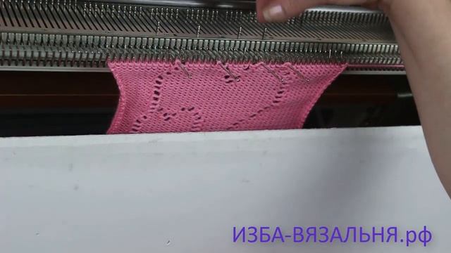 Узор вязания №127. Ажур ДВА СЕРДЦА смотреть онлайн