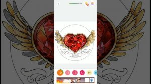 Paint By Number - Free Coloring Book & Puzzle Game - love gem