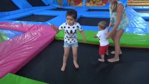 Nicole Star # ПРЫГАЕМ НА БОЛЬШОМ БАТУТЕ # АНАПА # JUMPING ON A BIG TRAMPOLINE # ANAPA