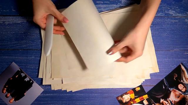 Состаривание бумаги в кофе и чае / МК/ смотреть онлайн