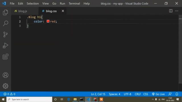 How To Add Internal, External And Inline Css In React || React || React Tutorial || React Course