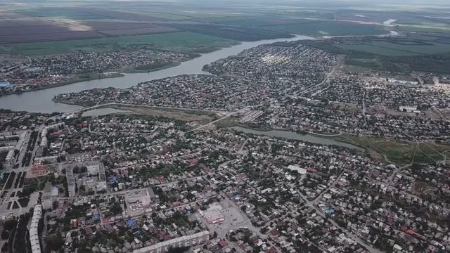 панорама Сальска с неба смотреть онлайн