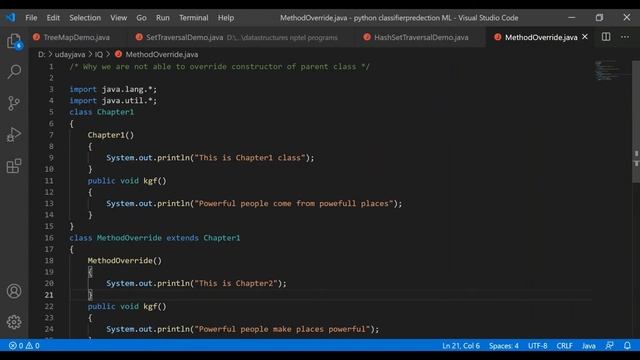 #IQ5 | Why we are not able to override constructor of parent class | Interview Question series смотреть онлайн