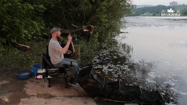 Ловля на фидер ночь с Андреем Думчевым